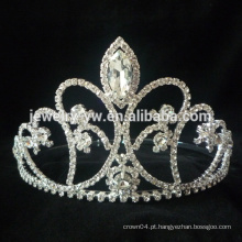 Venda Por Atacado Hot Venda Popular Requintado Romântico Beautiful Bridal Flores Alloy Crystal Prata